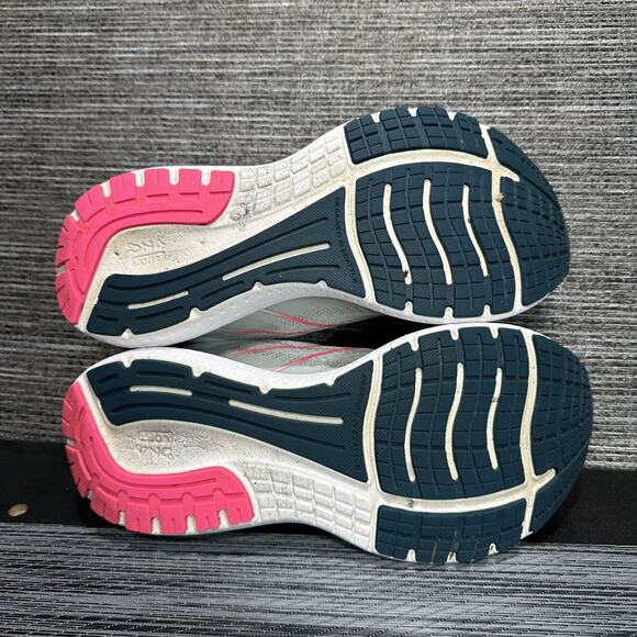 Brooks Glycerin 19 Womens Size 9.5 Gray White Pink Athletic Running Shoes - Picture 14 of 16